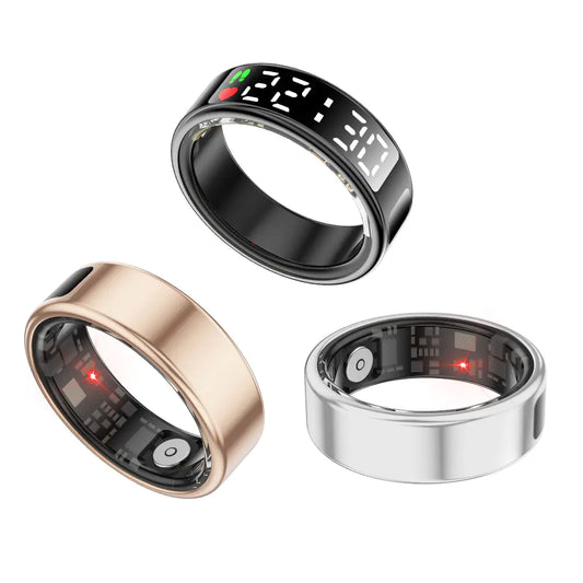 Pulserive Diamora series Smart Ring, Sleep Tracker, Activity & Fitness Tracker, Blood Pressure& Oxygen Tracker